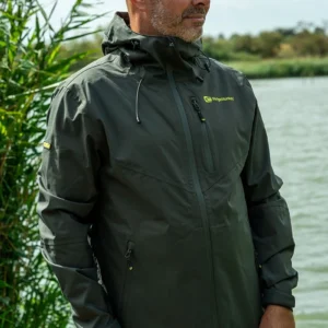 RidgeMonkey APEarel ThermaPro Waterproof Shell Coat - Green